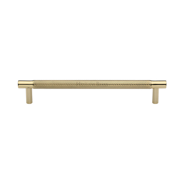 Partial Knurled Cabinet Pull Handle by M Marcus - Heritage Brass