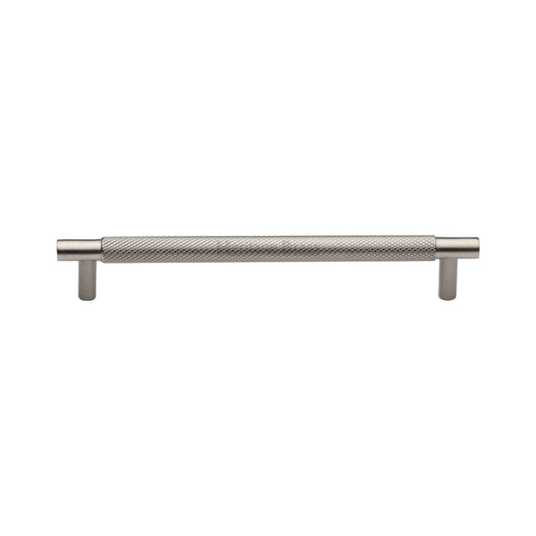 M Marcus - Heritage Brass, Partial Knurled Cabinet Pull Handle, Cabinet Hardware, Cabinet Pull Handles