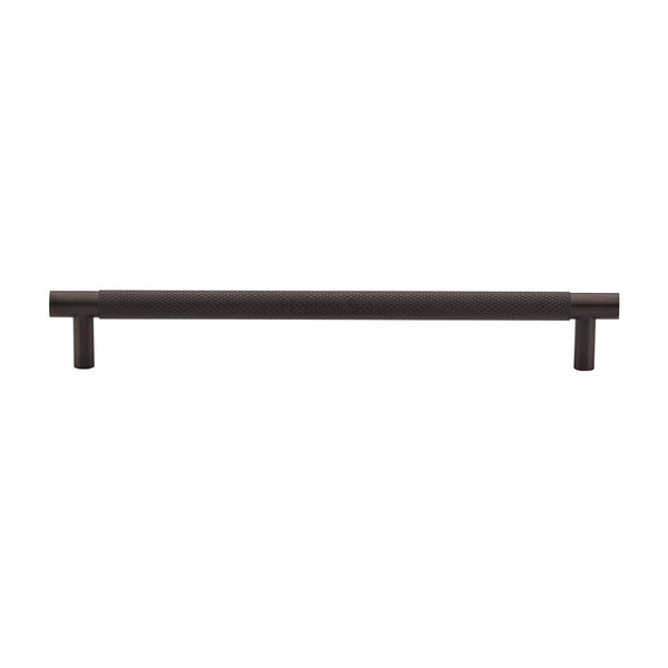 Partial Knurled Cabinet Pull Handle by M Marcus - Heritage Brass