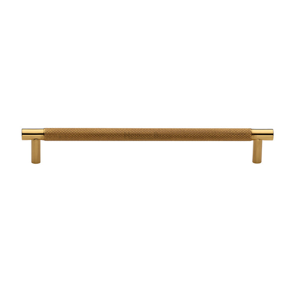 Partial Knurled Cabinet Pull Handle by M Marcus - Heritage Brass