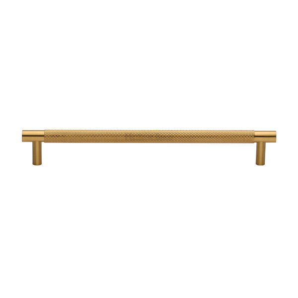 Partial Knurled Cabinet Pull Handle by M Marcus - Heritage Brass