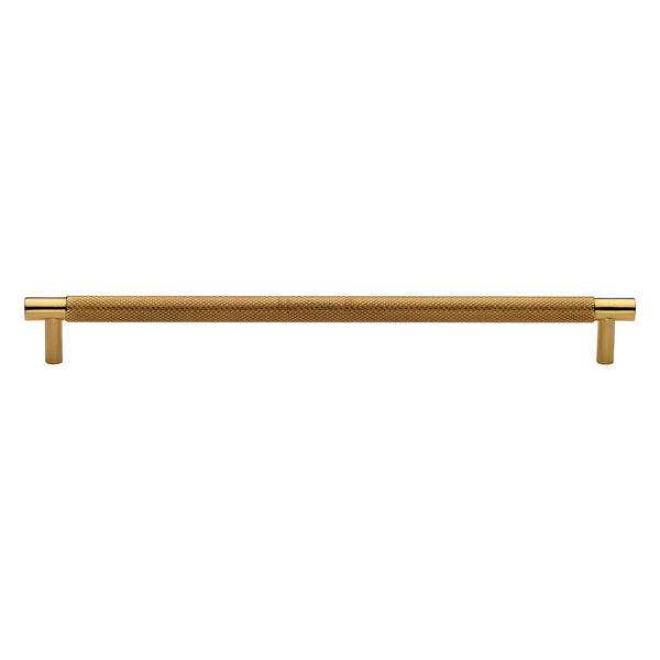Partial Knurled Cabinet Pull Handle by M Marcus - Heritage Brass