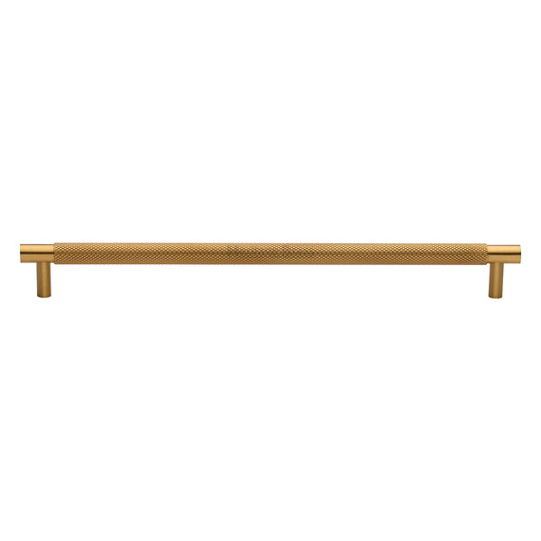 Partial Knurled Cabinet Pull Handle by M Marcus - Heritage Brass