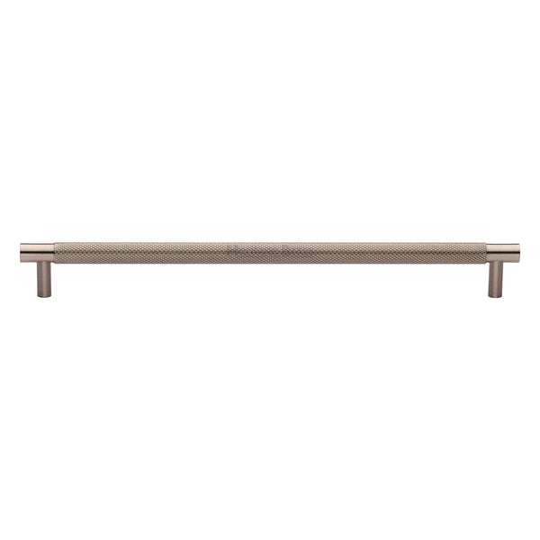 Partial Knurled Cabinet Pull Handle by M Marcus - Heritage Brass