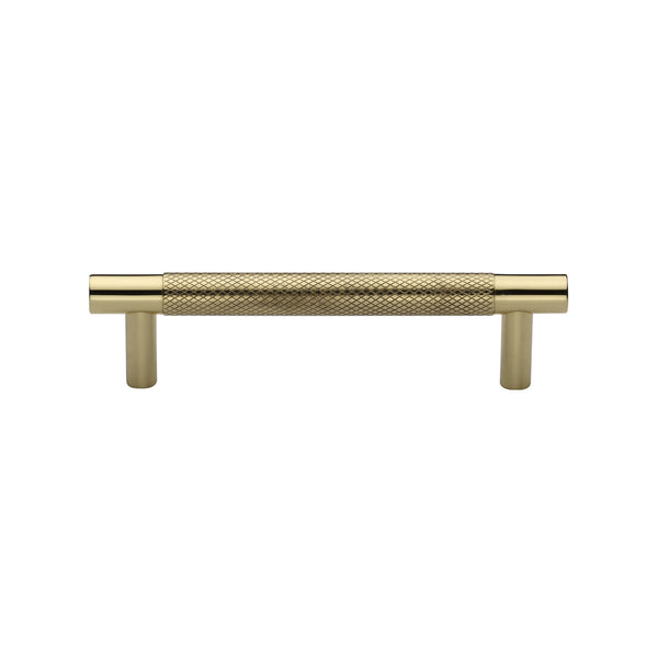 Partial Knurled Cabinet Pull Handle by M Marcus - Heritage Brass