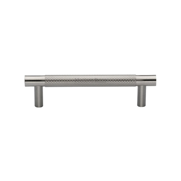 M Marcus - Heritage Brass, Partial Knurled Cabinet Pull Handle, Cabinet Hardware, Cabinet Pull Handles