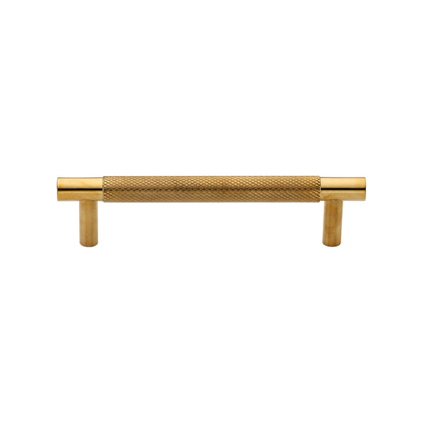 Partial Knurled Cabinet Pull Handle by M Marcus - Heritage Brass