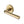 Octave Door Handle on Round Rose by M Marcus - Heritage Brass