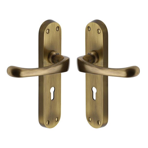 Gloucester Door Handle on Plate