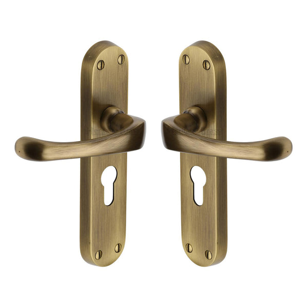 Gloucester Door Handle on Plate