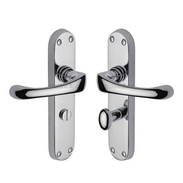 M Marcus - Heritage Brass, Gloucester Door Handle on Plate, Door Handles, Door Handles on Plate