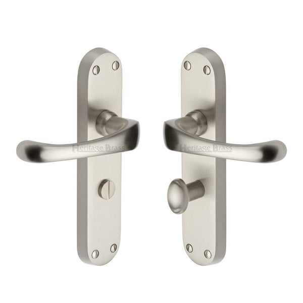 M Marcus - Heritage Brass, Gloucester Door Handle on Plate, Door Handles, Door Handles on Plate