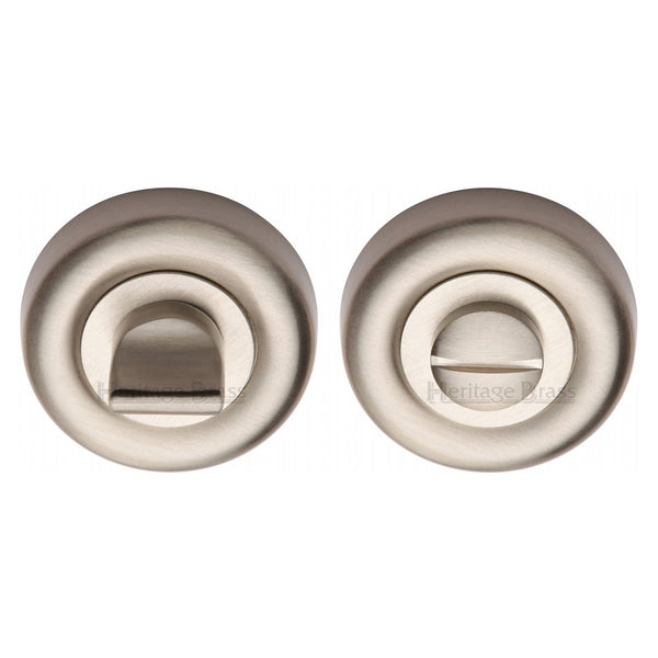 M Marcus - Heritage Brass, Round Bathroom Turn & Release - V6720, Escutcheons & Privacy Thumbturns, Turn & Release