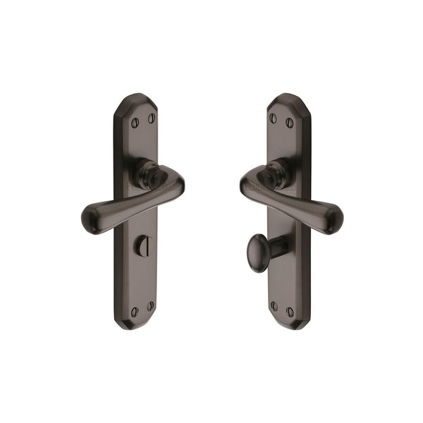 Charlbury Door Handle on Plate by M Marcus - Heritage Brass
