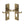 Bedford Door Handle on Plate by M Marcus - Heritage Brass
