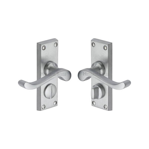 M Marcus - Heritage Brass, Bedford Short Door Handle on Plate, Door Handles, Door Handles on Plate