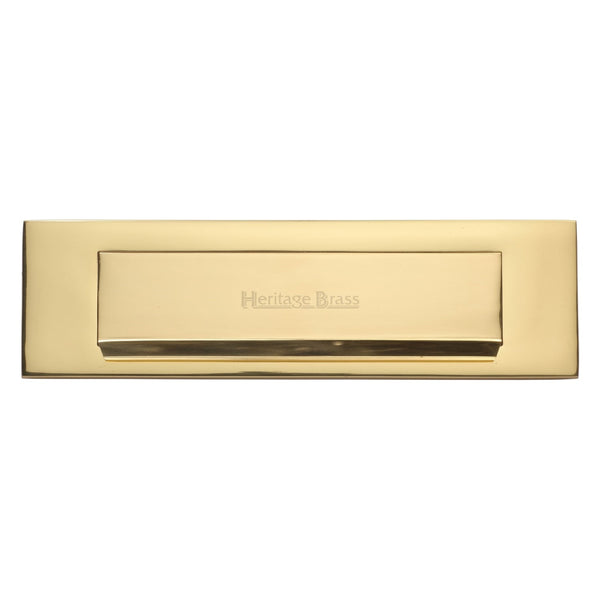 M Marcus - Heritage Brass, Gravity Letterplate, Exterior Door Hardware, Letter Plates