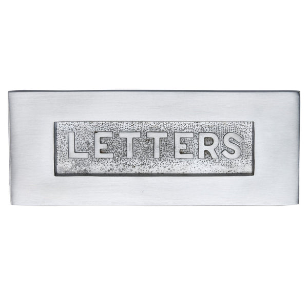 M Marcus - Heritage Brass, Embossed Letterplate, Exterior Door Hardware, Letter Plates