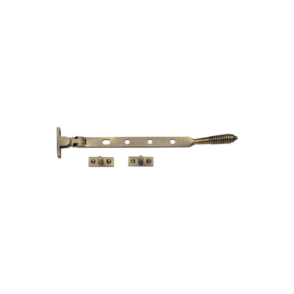 Heritage Brass Casement Window Stay Reeded Design by M Marcus - Heritage Brass