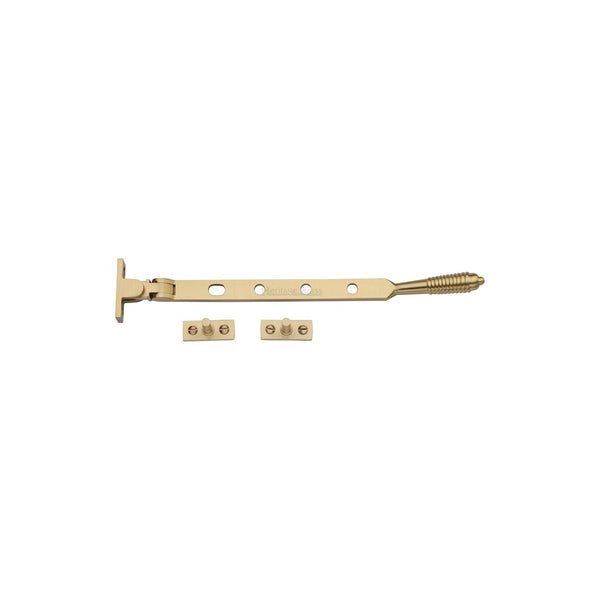 Heritage Brass Casement Window Stay Reeded Design by M Marcus - Heritage Brass