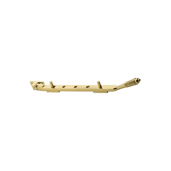 Heritage Brass Casement Window Stay Reeded Design by M Marcus - Heritage Brass