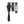 Lockable Mortice & Hook Plate Reeded Casement Fastener by M Marcus - Heritage Brass