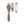 Lockable Mortice & Hook Plate Reeded Casement Fastener by M Marcus - Heritage Brass