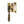 Mortice & Hook Plate Reeded Casement Fastener by M Marcus - Heritage Brass