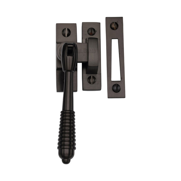 Mortice & Hook Plate Reeded Casement Fastener by M Marcus - Heritage Brass
