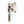 Mortice & Hook Plate Reeded Casement Fastener by M Marcus - Heritage Brass