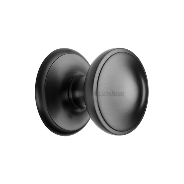 Round Centre Door Knob by M Marcus - Heritage Brass
