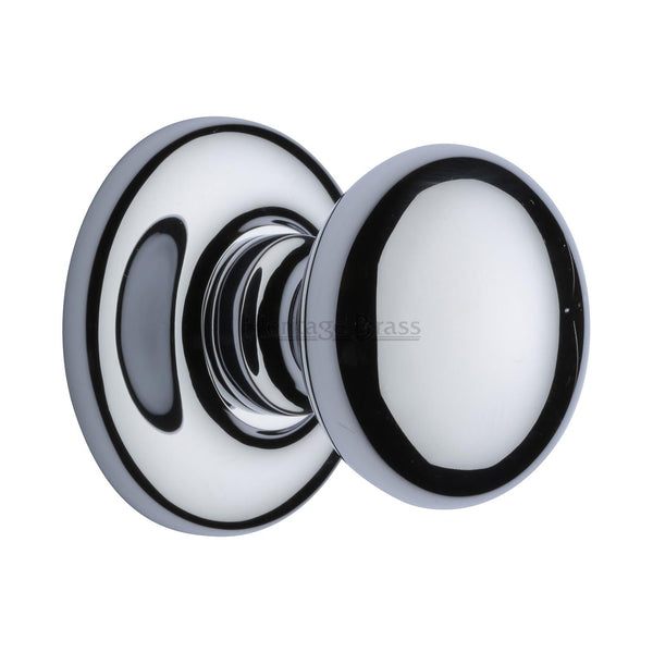 M Marcus - Heritage Brass, Round Centre Door Knob - V901, Exterior Door Hardware, Front Door Centre Knobs