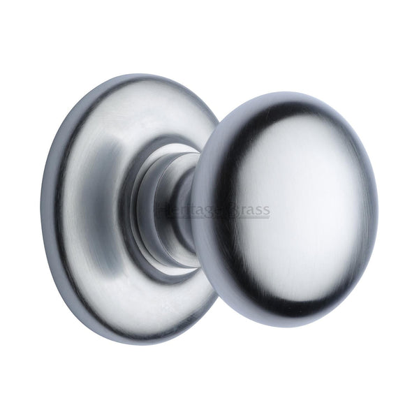 M Marcus - Heritage Brass, Round Centre Door Knob - V901, Exterior Door Hardware, Front Door Centre Knobs