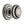 Stepped Round Centre Door Knob