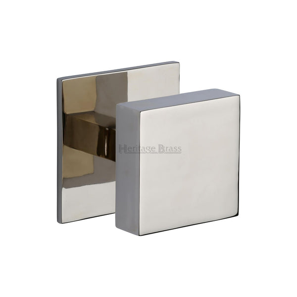 Square Centre Door Knob by M Marcus - Heritage Brass