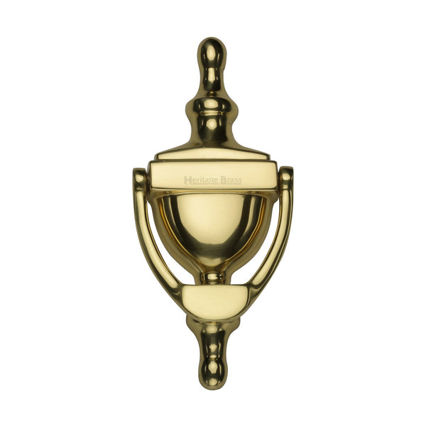 M Marcus - Heritage Brass, Urn Door Knocker, Exterior Door Hardware, Door Knockers