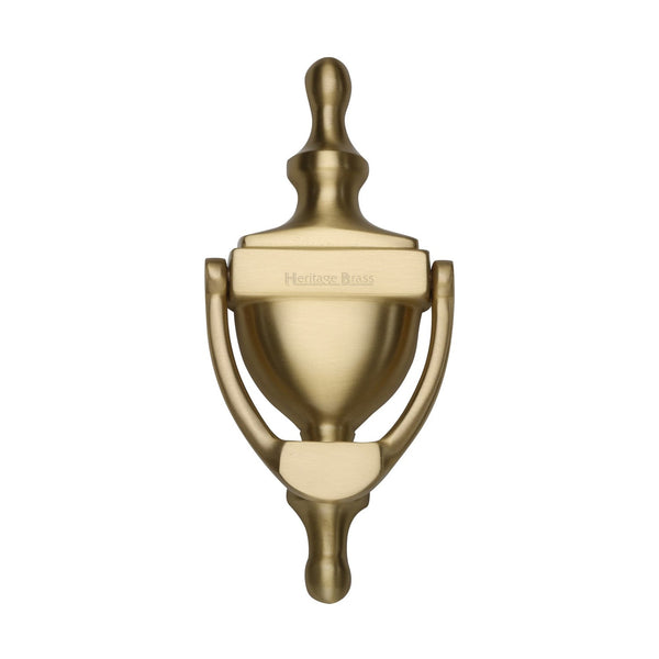 M Marcus - Heritage Brass, Urn Door Knocker, Exterior Door Hardware, Door Knockers