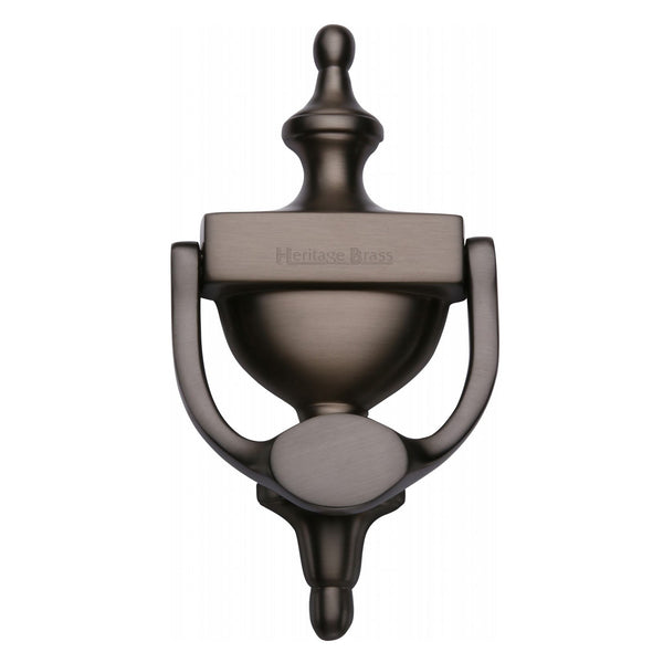 M Marcus - Heritage Brass, Urn Door Knocker, Exterior Door Hardware, Door Knockers