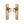 Victoria Reeded Mortice Knob on Plate by M Marcus - Heritage Brass