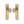 Victoria Reeded Mortice Knob on Plate by M Marcus - Heritage Brass