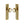 Victoria Reeded Mortice Knob on Plate by M Marcus - Heritage Brass
