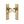 Victoria Reeded Mortice Knob on Plate by M Marcus - Heritage Brass