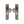 Victoria Reeded Mortice Knob on Plate by M Marcus - Heritage Brass