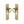 Victoria Reeded Mortice Knob on Plate by M Marcus - Heritage Brass