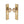 Victoria Reeded Mortice Knob on Plate by M Marcus - Heritage Brass