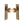 Beehive Reeded Mortice Knob on Plate by M Marcus - Heritage Brass
