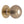 Reeded Cabinet Knob with Base by M Marcus - Heritage Brass