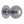 Reeded Cabinet Knob with Base by M Marcus - Heritage Brass