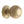 Reeded Cabinet Knob with Base by M Marcus - Heritage Brass