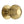 Reeded Cabinet Knob with Base by M Marcus - Heritage Brass